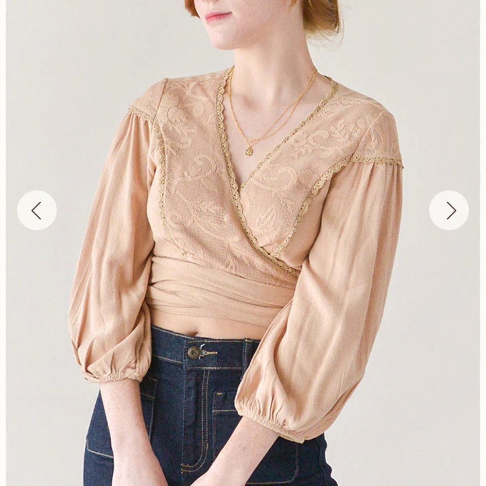 Romantic Wrap Top